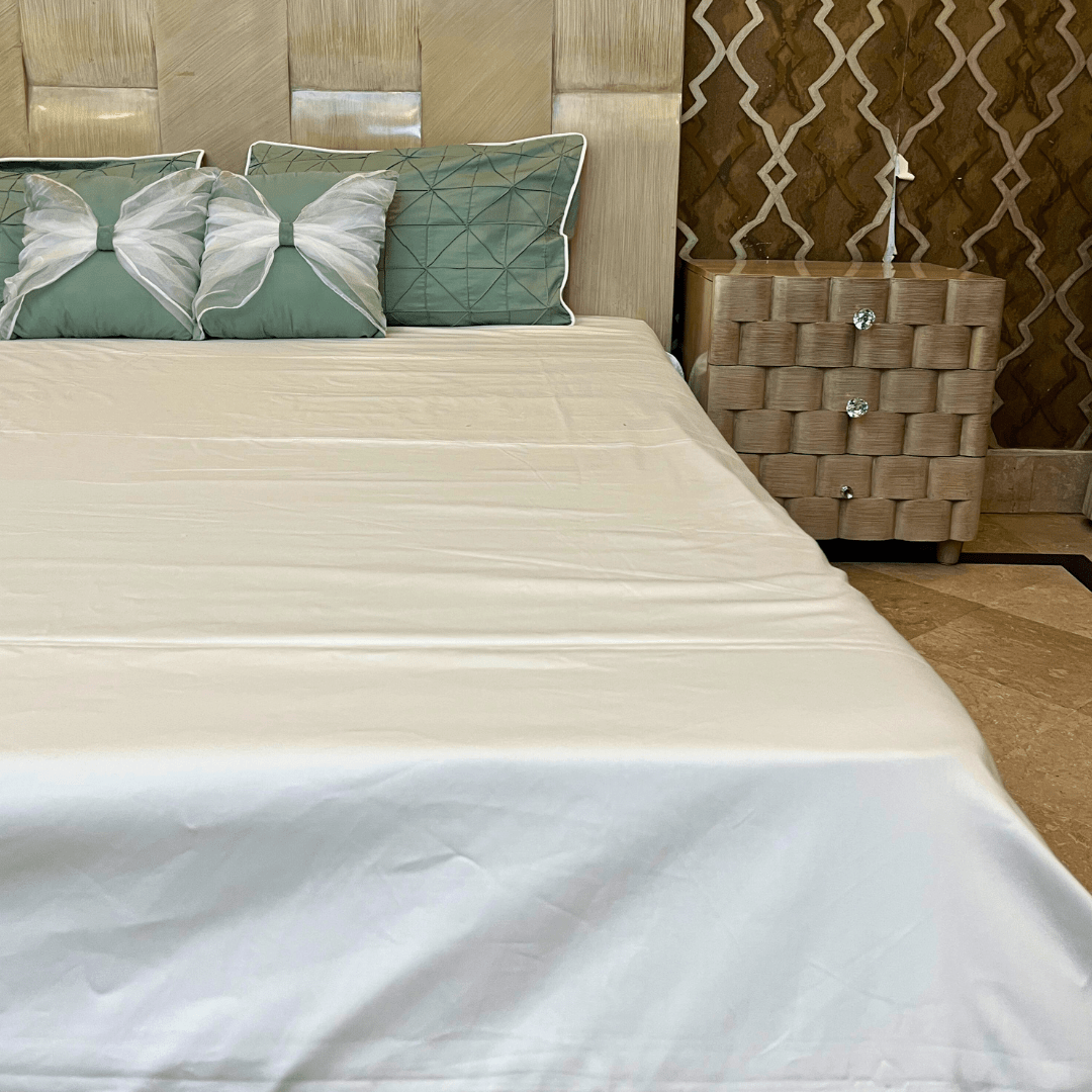 Bedsheet Set with Fancy Pillows