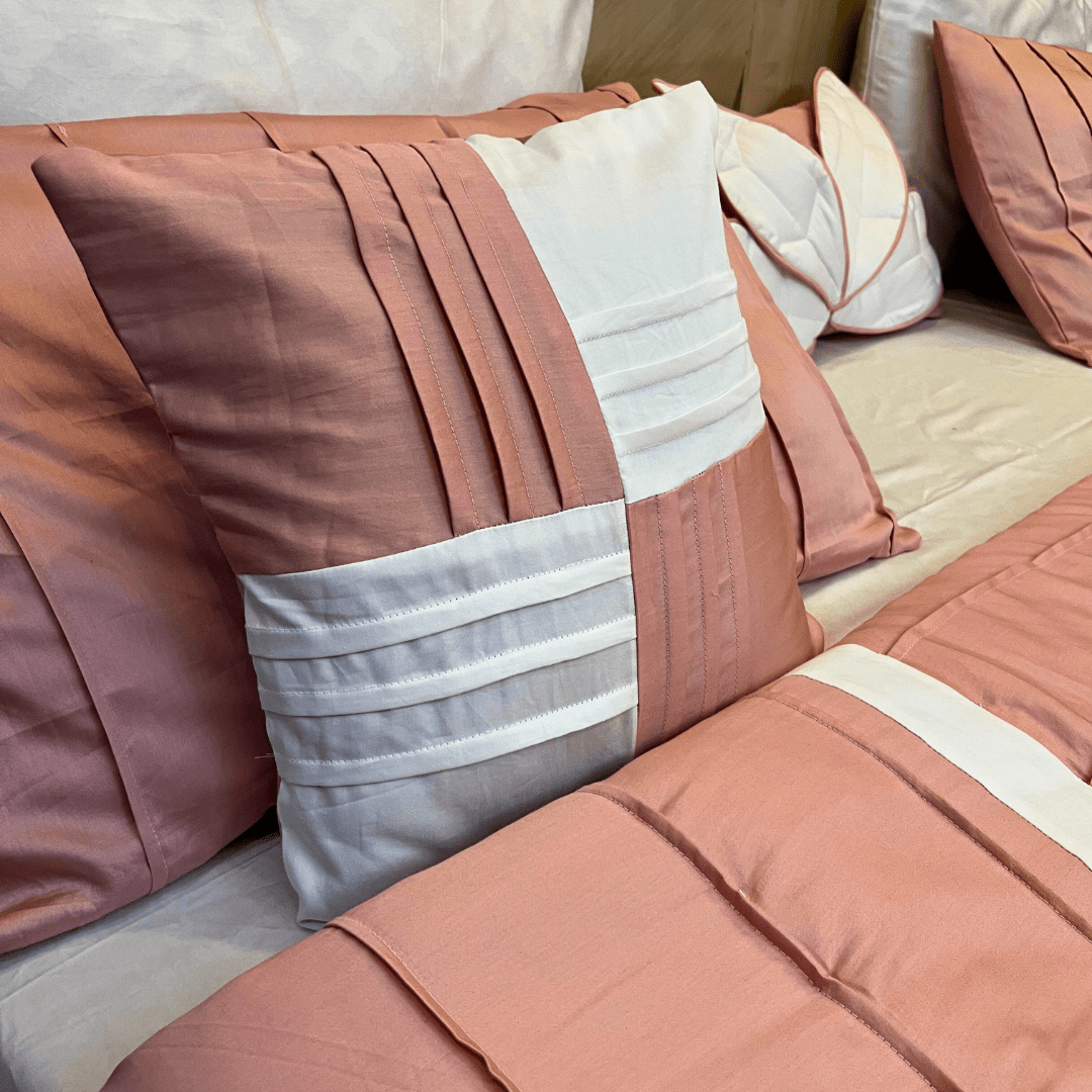 Applique Comforter 8 pcs