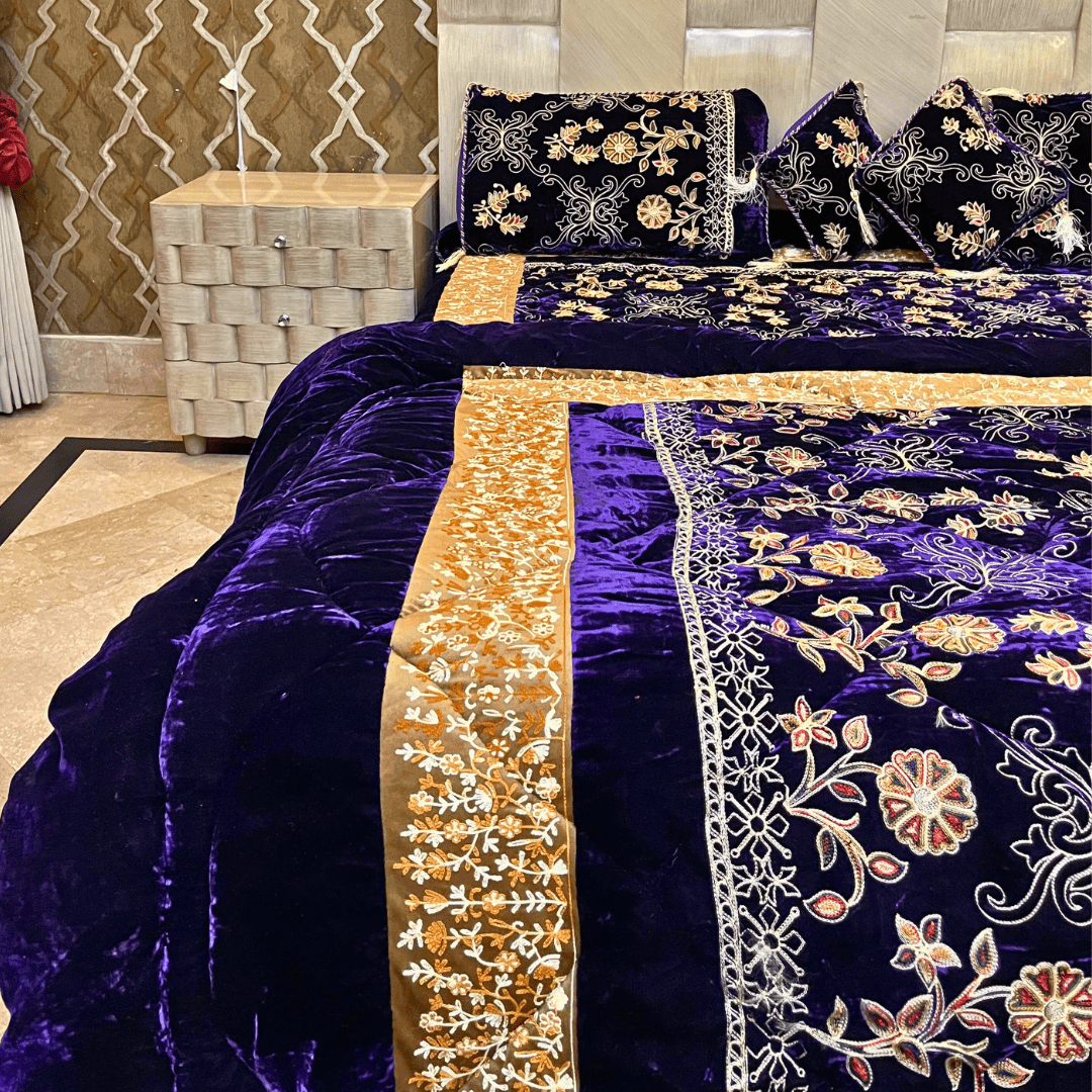 Embroidered Comforter Set