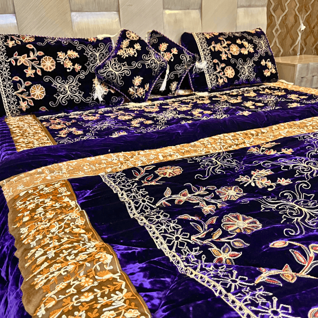 Embroidered Comforter Set