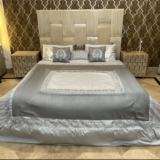 Embroidered Comforter Set For Summer 9 Pcs