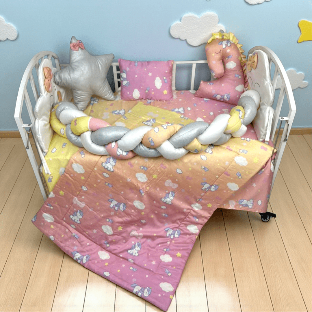 Rainbow Cot Bedding