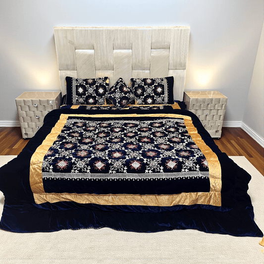 Velvet Quilt BedSheet Sets