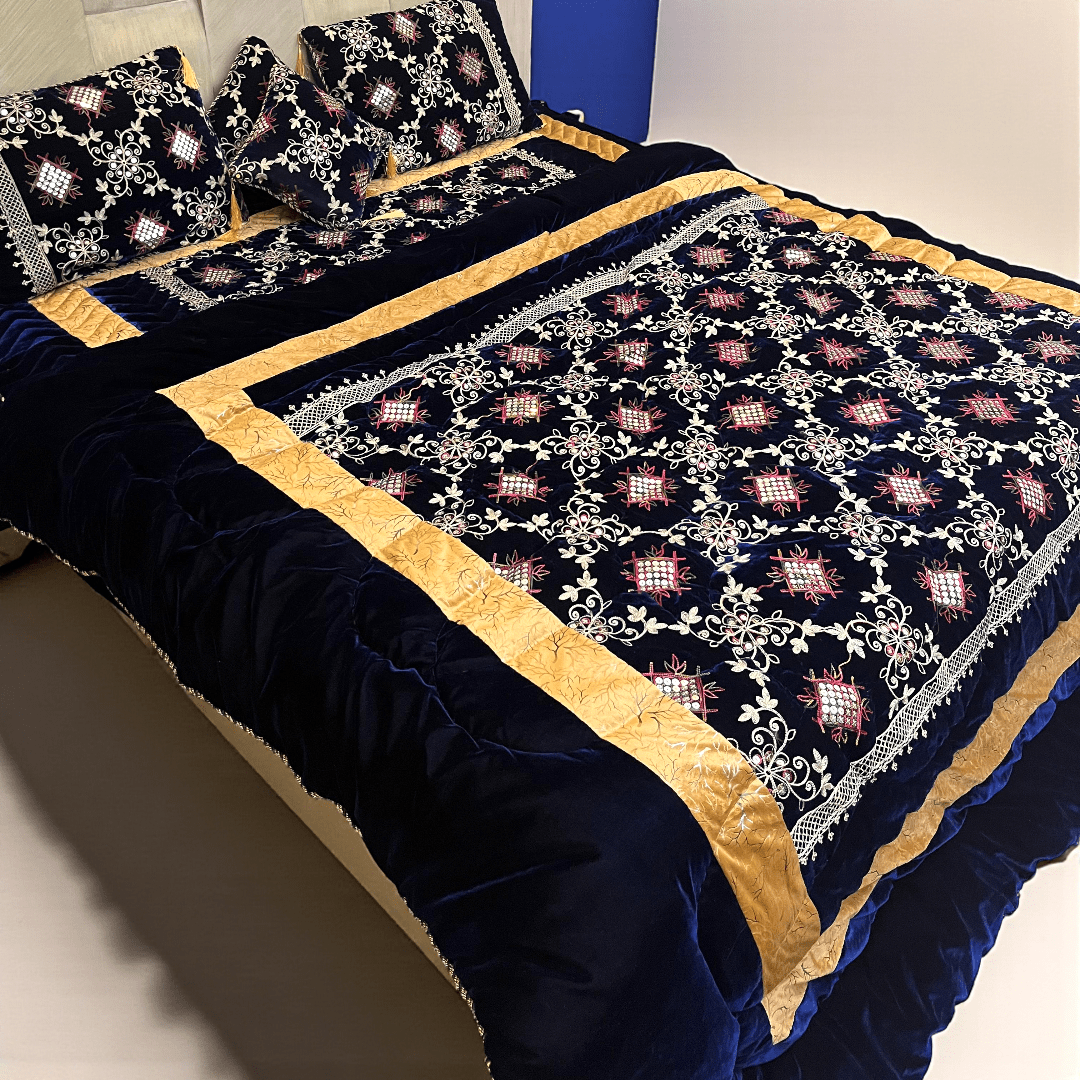Velvet Quilt BedSheet Sets