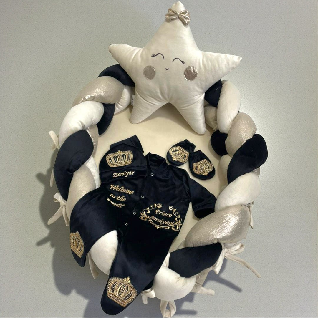 Baby Snuggle with Romper Set