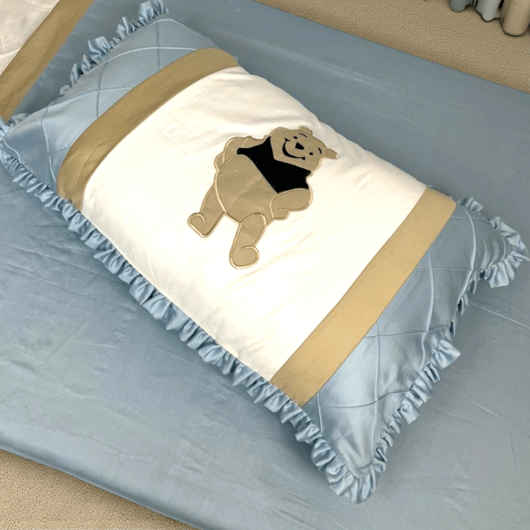 Pooh Single Bedsheet with Pillow Case