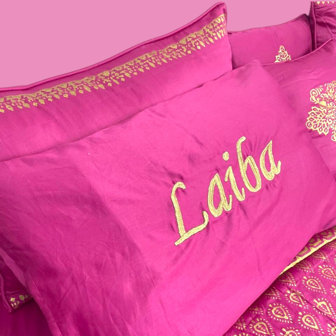 Block Printed Comforter Set