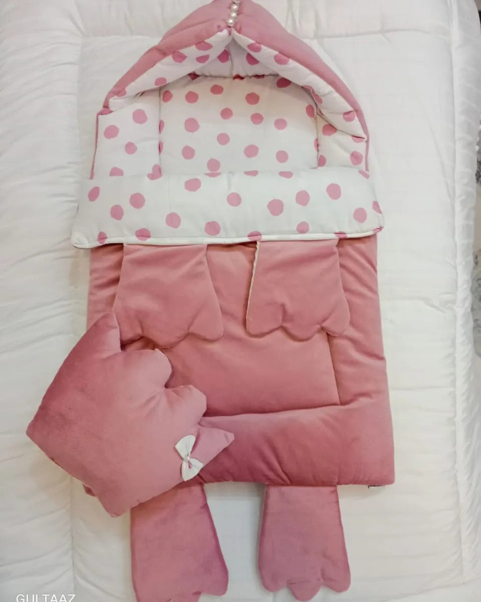A carry nest baby is a portable and comfortable sleeping solution for infants. It is designed to provide a safe and cozy environment for your baby, whether you are at home or on the go. The carry nest baby is made with soft and breathable materials.