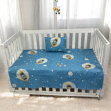 Light Blue Crib Bedding Set