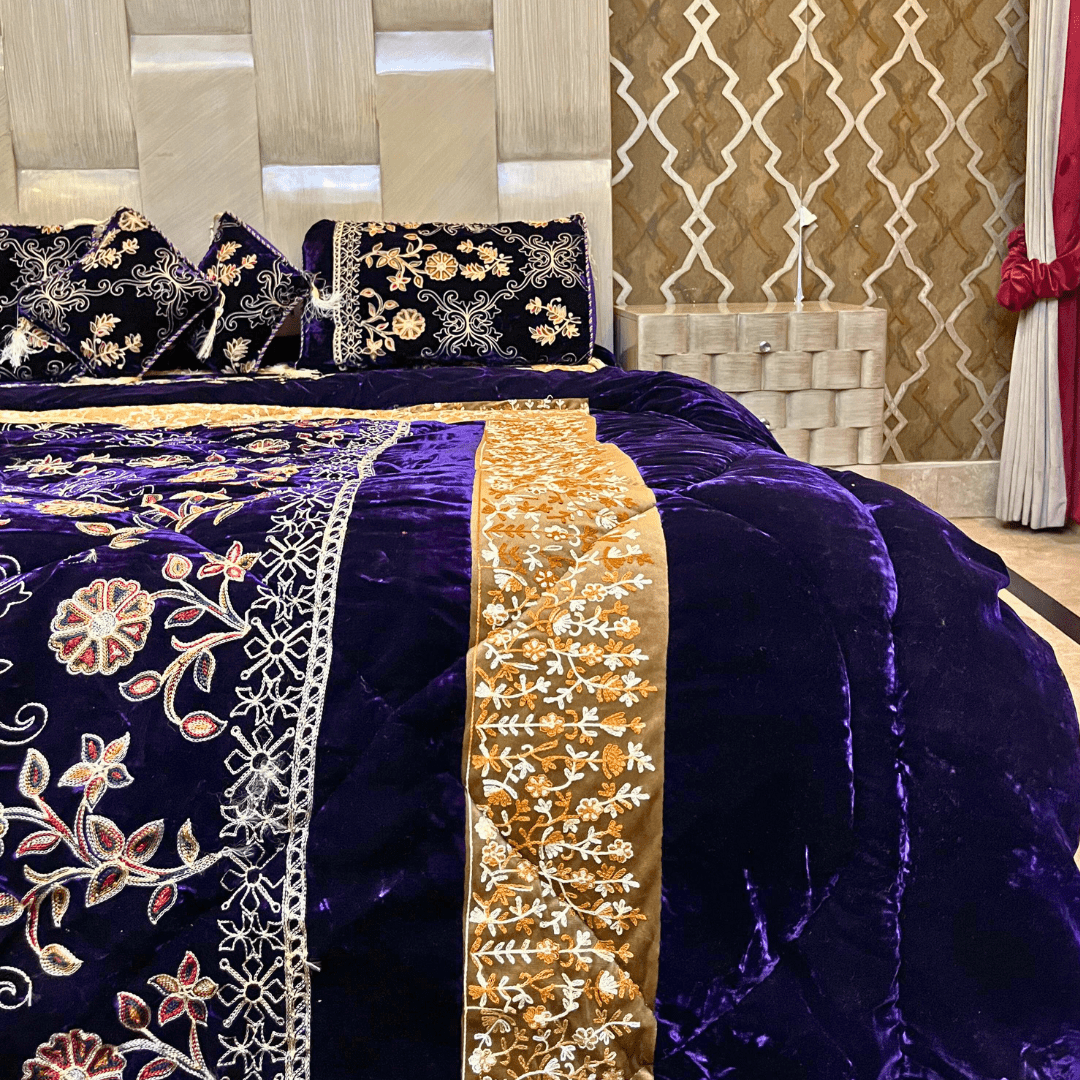 Embroidered Comforter Set