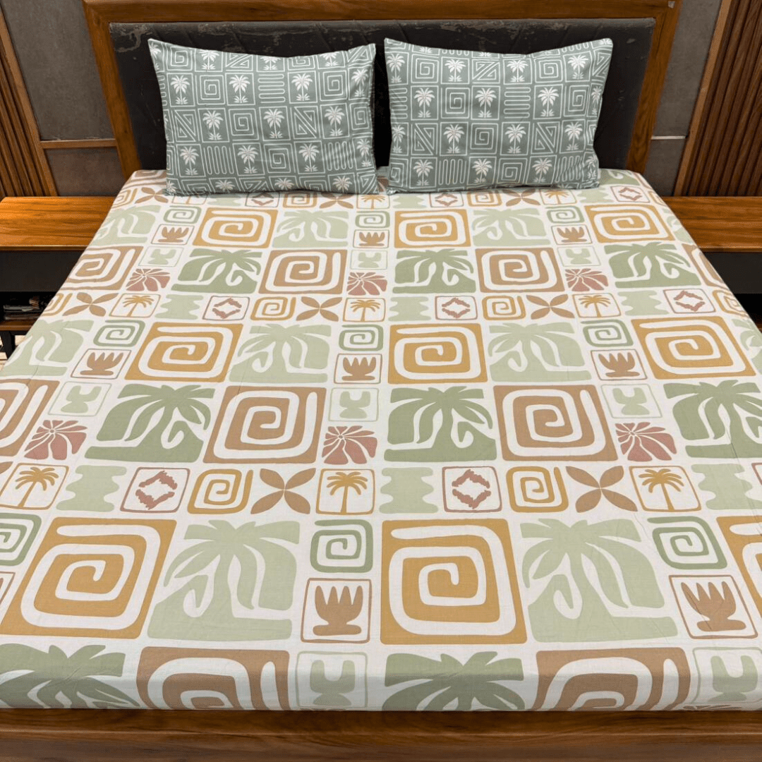 Pure Cotton Bedsheet Set