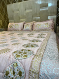 Block Printed Comfortor Set 8 Pcs