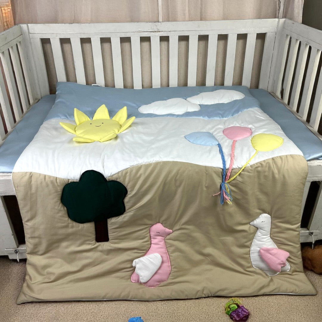 Baby Cot Bedding 8 Pcs