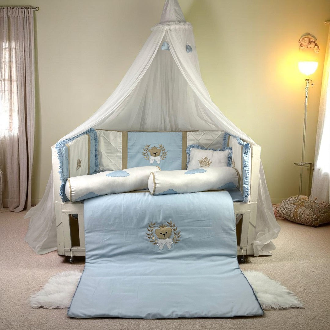 Bear Cot Bedding 9 Pcs
