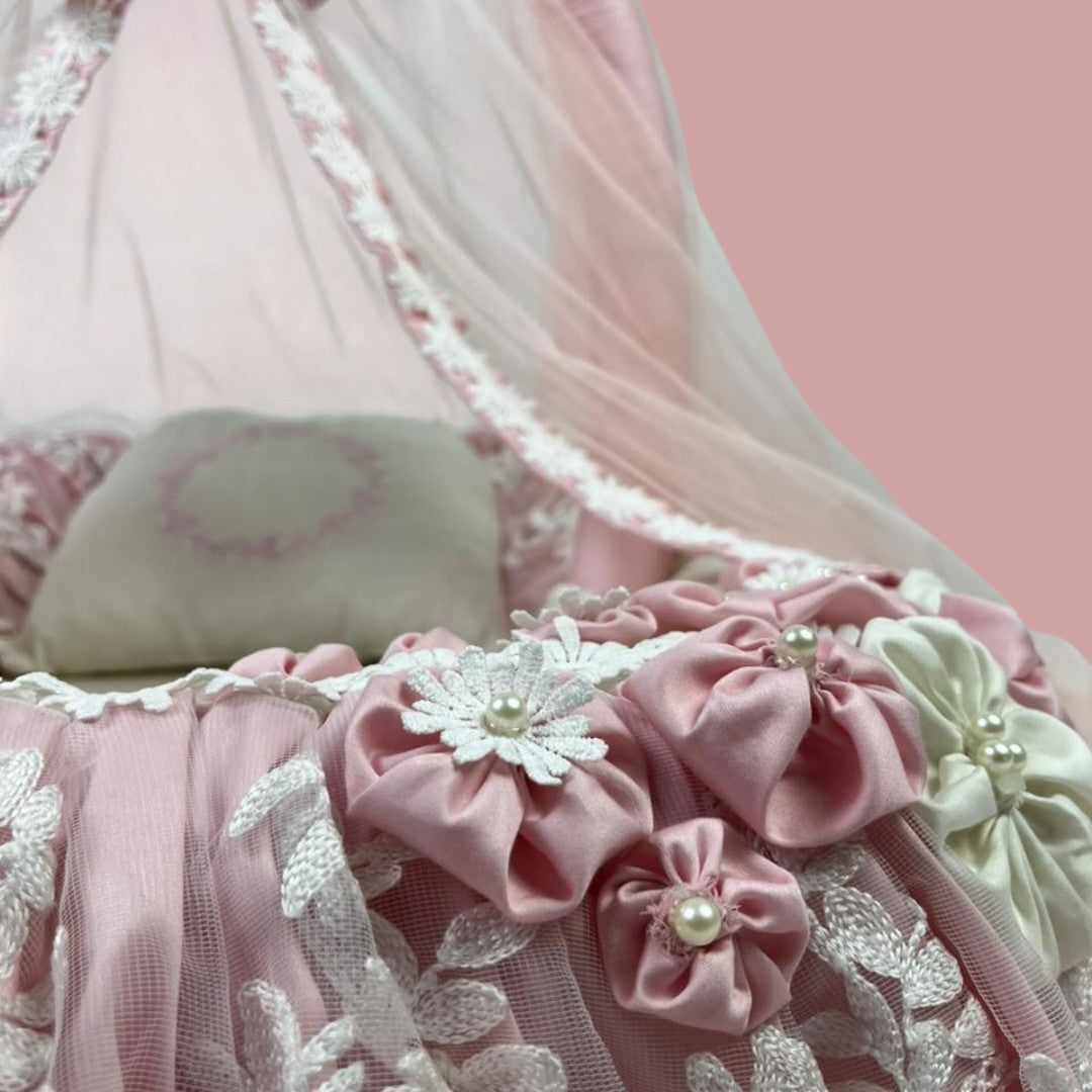 Floral Baby Bassinet