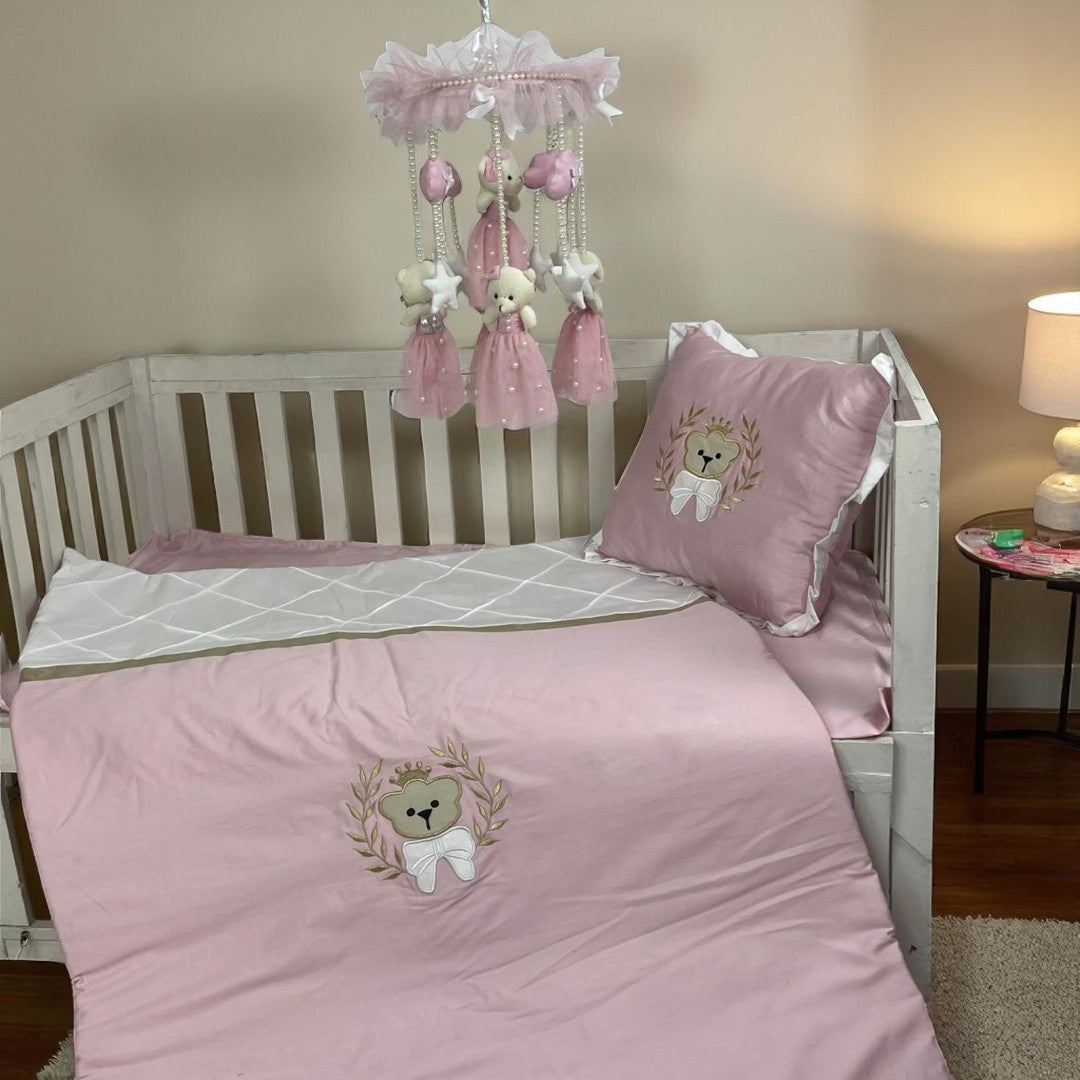 Bear Face Cot Bedding