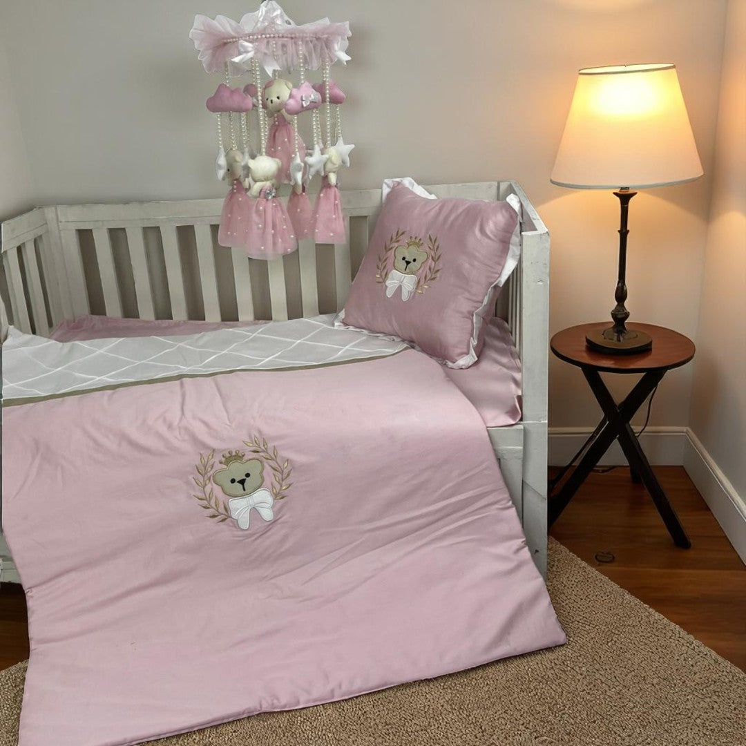 Bear Face Cot Bedding