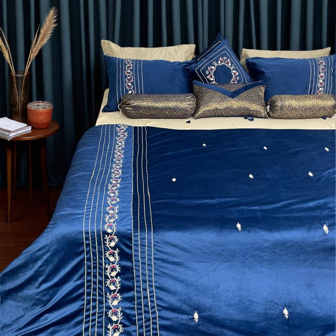 Embroidered Comforter Set