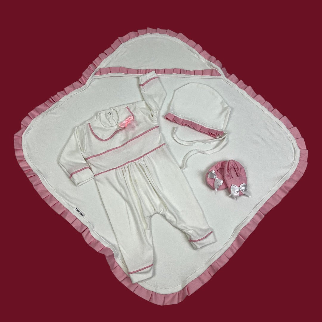 Baby Romper Set Pink