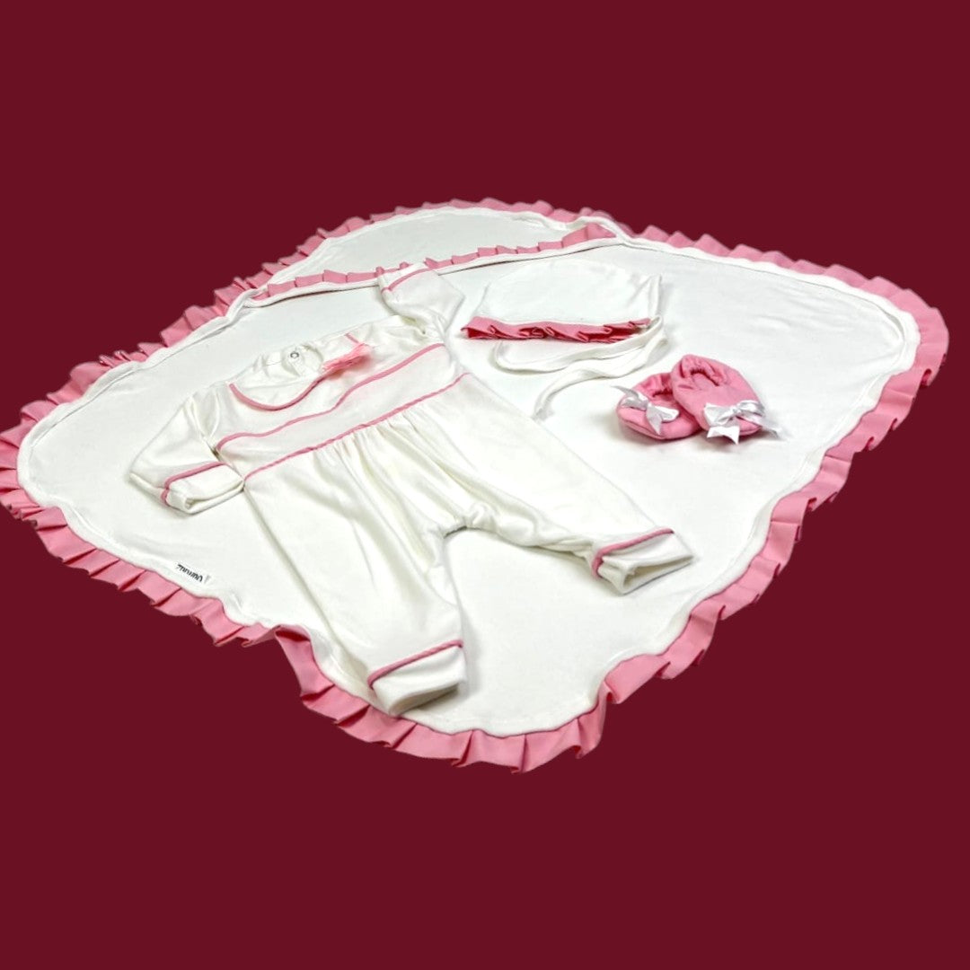 Baby Romper Set Pink