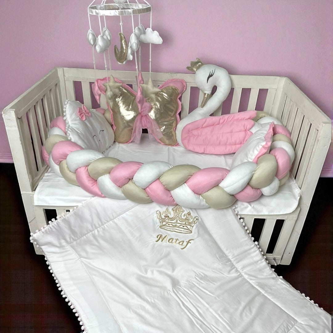 Baby Cot Bedding with Canopy