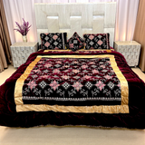 Velvet Quilt BedSheet Set