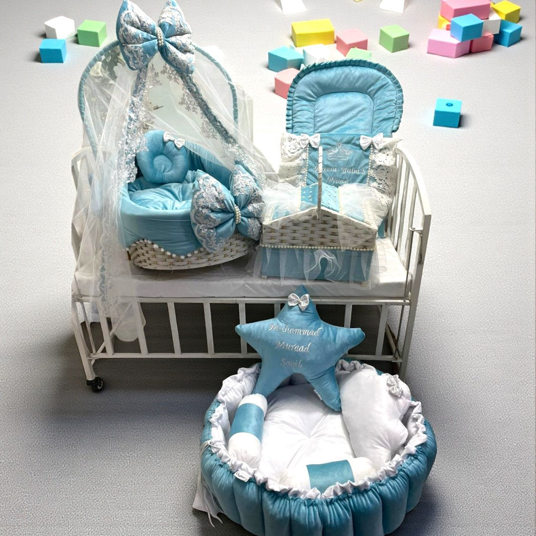 Baby Bassinet Set with Carry Nest