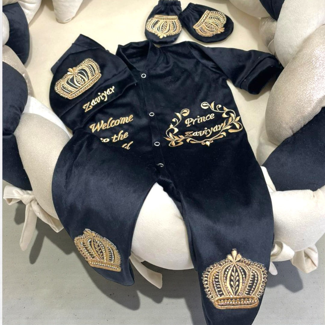 Baby Snuggle with Romper Set