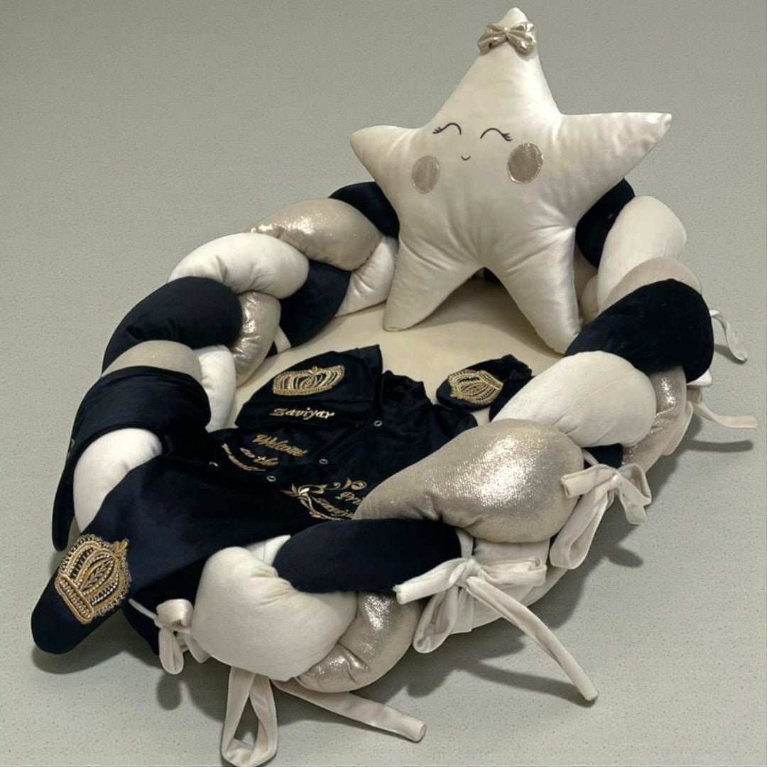 Baby Snuggle with Romper Set