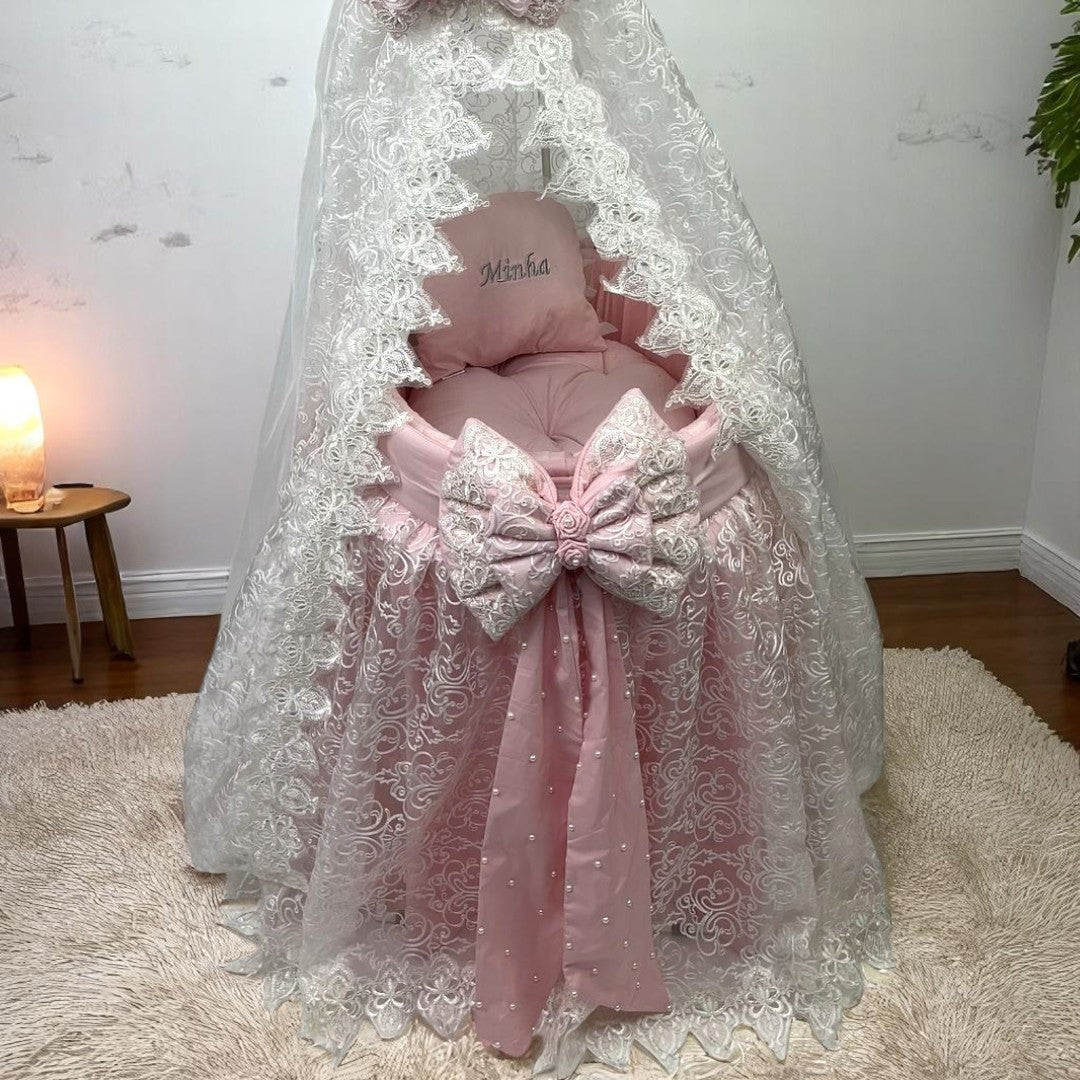Tail Curtain Baby Bassinet