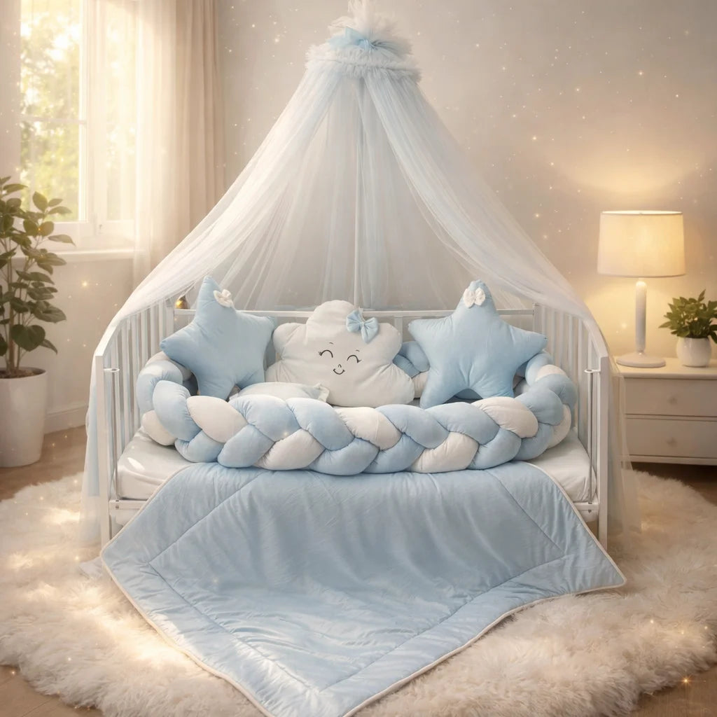 Baby Cot Bedding 8 Pcs