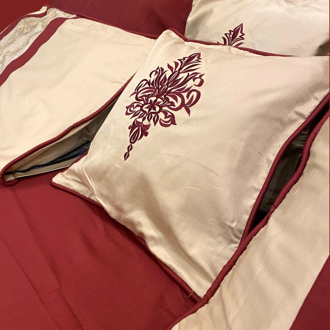 Embroidered Comforter Set
