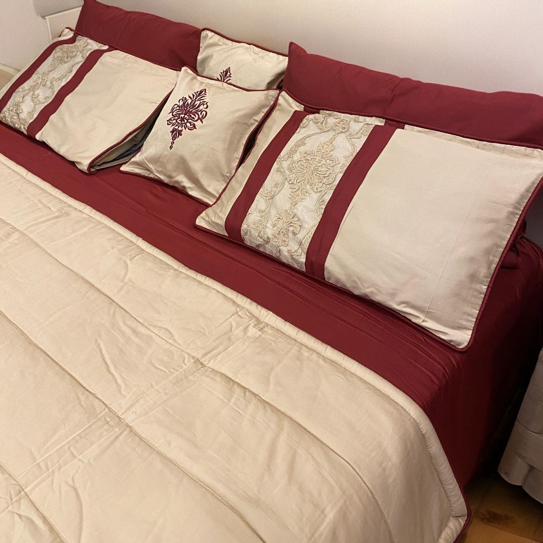 Embroidered Comforter Set