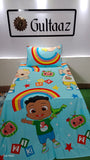 Kids Single character Printed Bedsheet