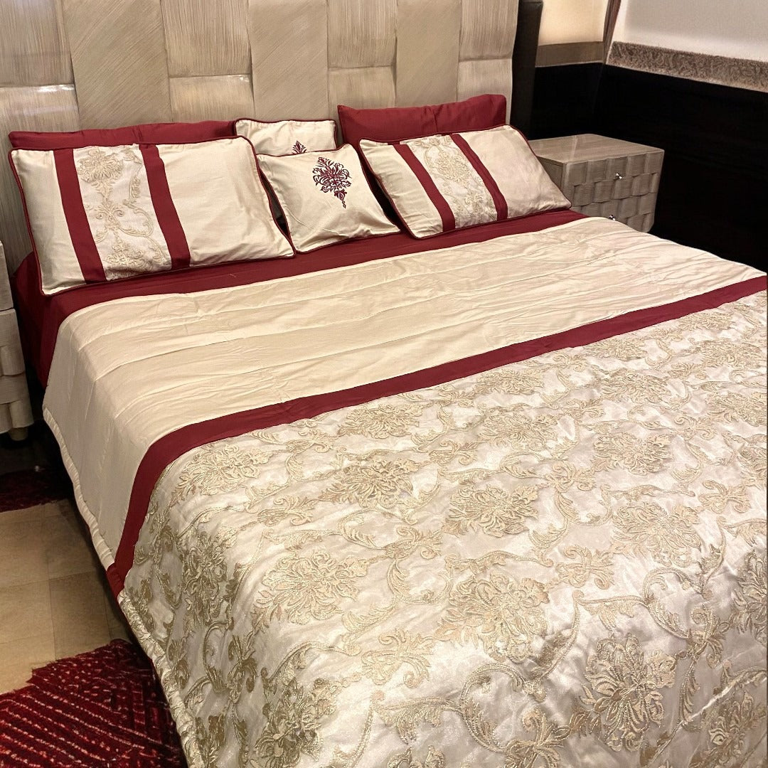 Embroidered Comforter Set
