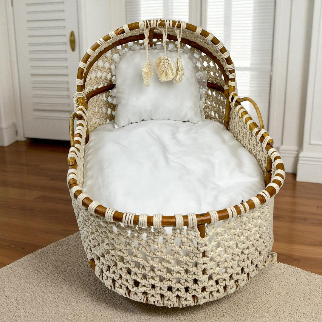 Baby Cradle Wooden Hand Made